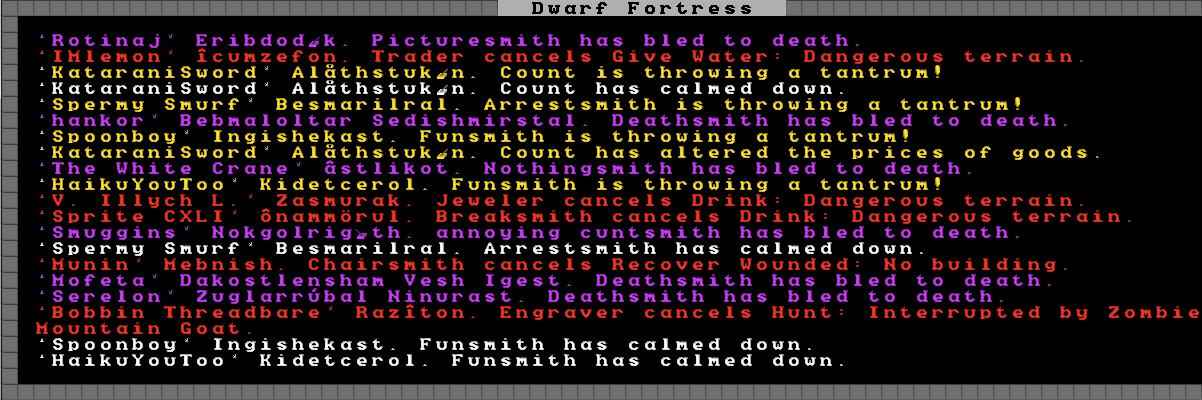 Dwarf Fortress Headshoots Update 82